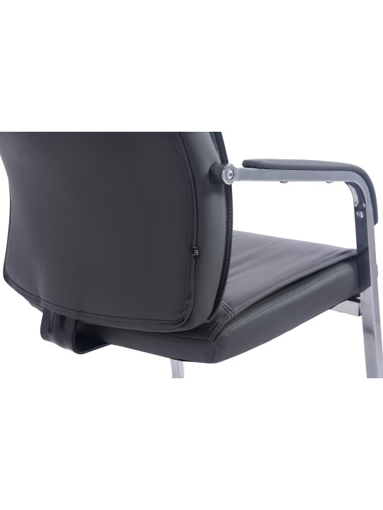 Chaise visiteur XL Anubis, gris