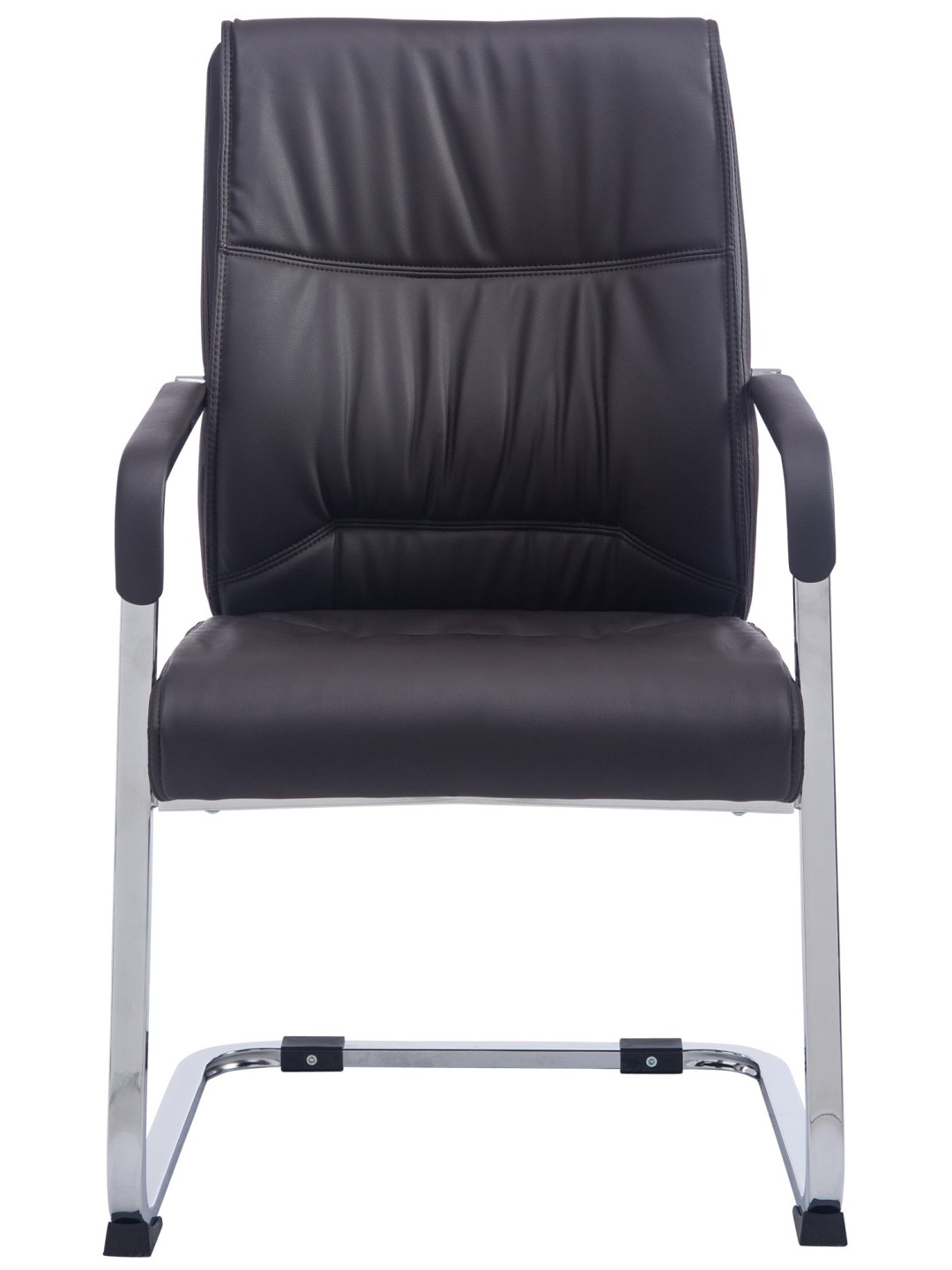 Chaise visiteur XL Anubis, brun