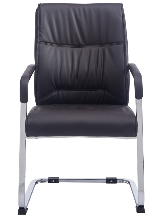 Chaise visiteur XL Anubis, brun