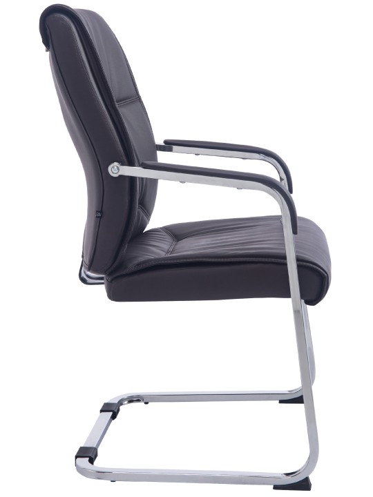 Chaise visiteur XL Anubis, brun