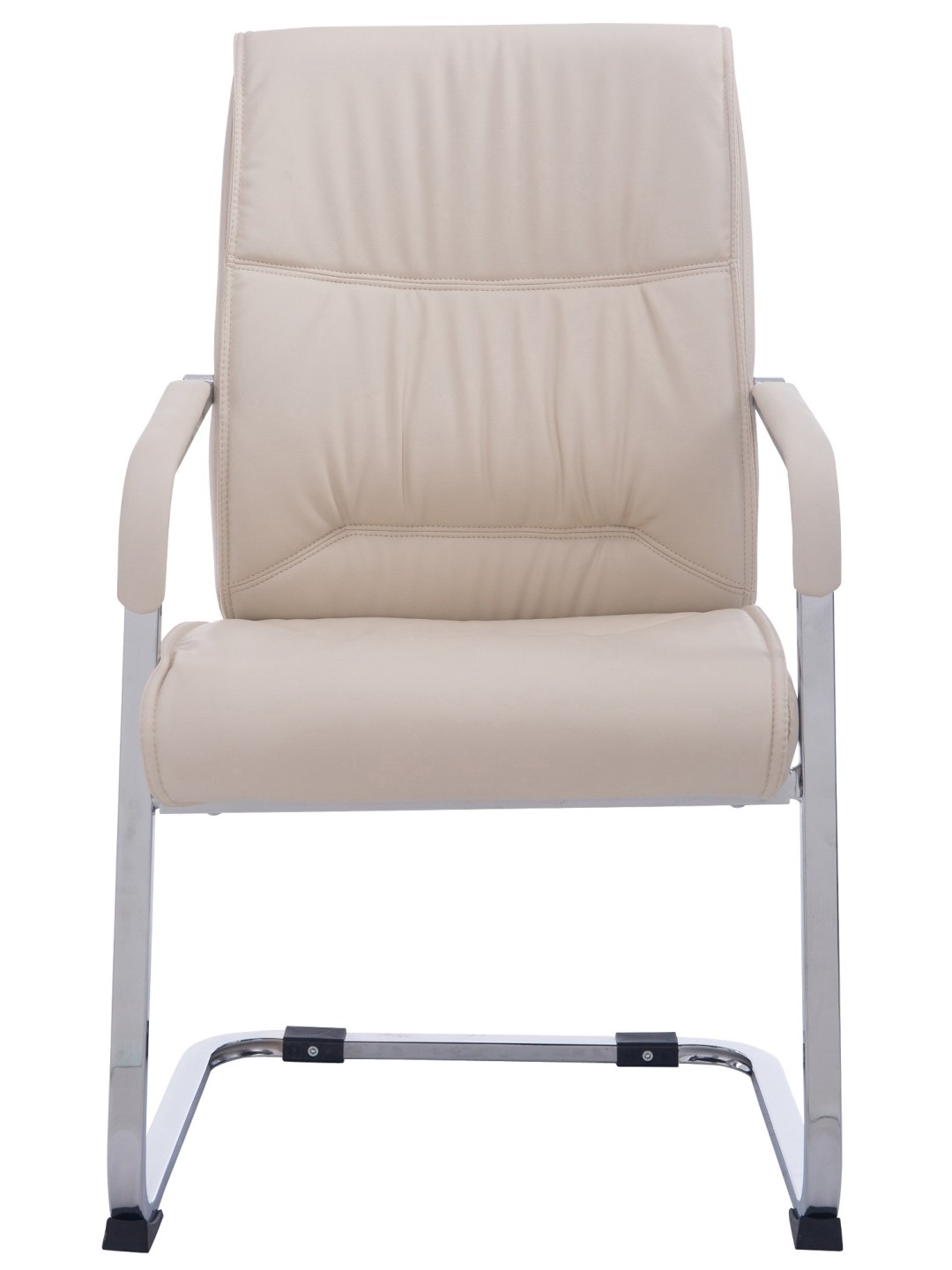 Chaise visiteur XL Anubis, crème