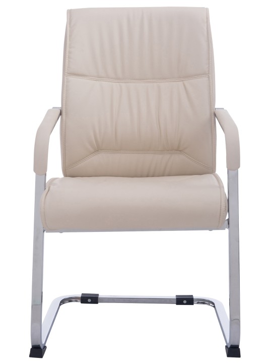 Chaise visiteur XL Anubis, crème