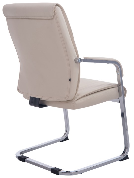 Chaise visiteur XL Anubis, crème