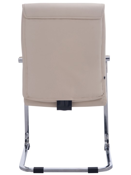 Chaise visiteur XL Anubis, crème