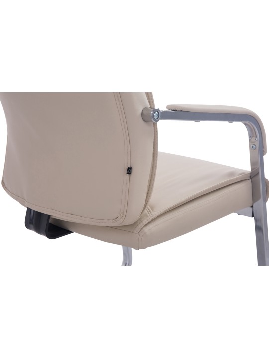Chaise visiteur XL Anubis, crème