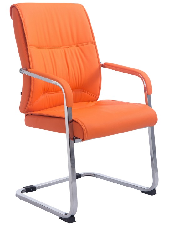 Chaise visiteur XL Anubis, orange