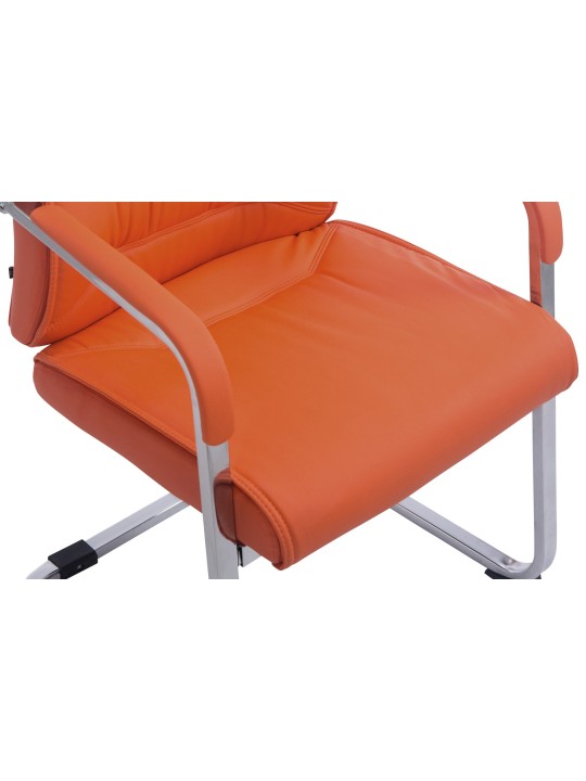 Chaise visiteur XL Anubis, orange