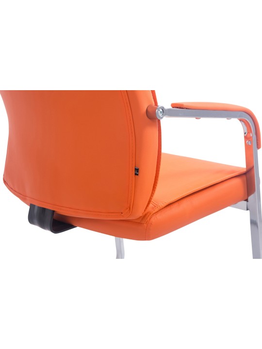 Chaise visiteur XL Anubis, orange