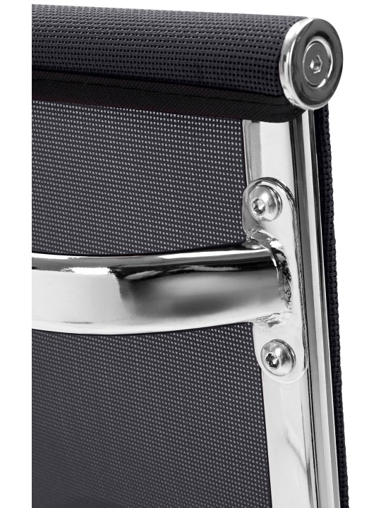 Chaise visiteur Brenda, noir