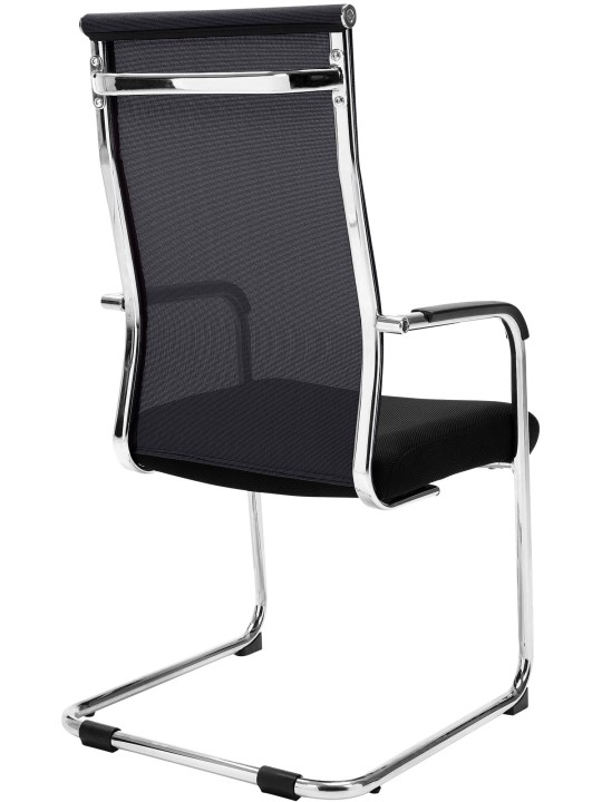 Chaise visiteur Brenda, noir