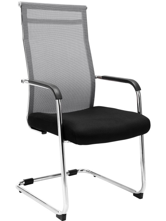 Chaise visiteur Brenda, gris Chaise visiteur Brenda, gris