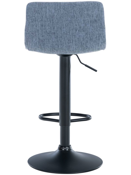 Tabouret de bar Hoover tissu B, bleu