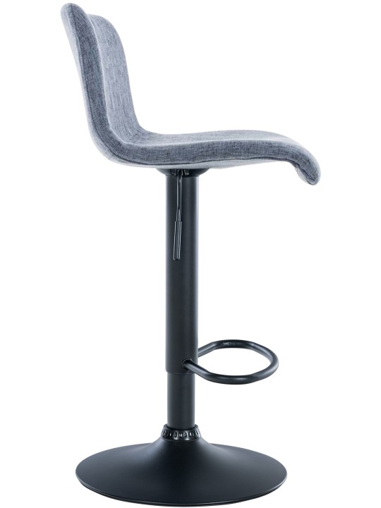 Tabouret de bar Hoover tissu B, bleu