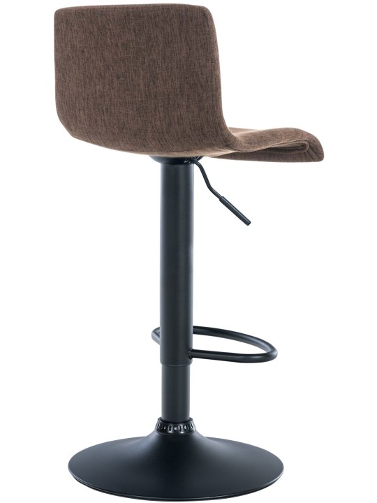 Tabouret de bar Hoover tissu B, brun