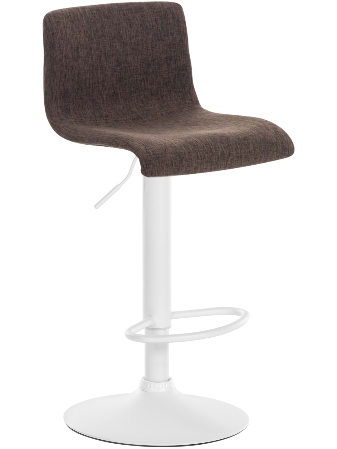 Tabouret de bar Hoover tissu W, brun