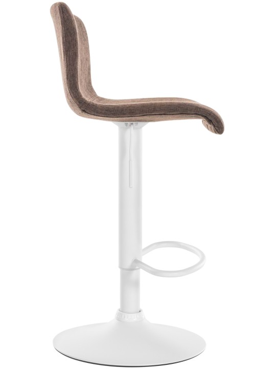Tabouret de bar Hoover tissu W, brun Tabouret de bar Hoover tissu W, brun
