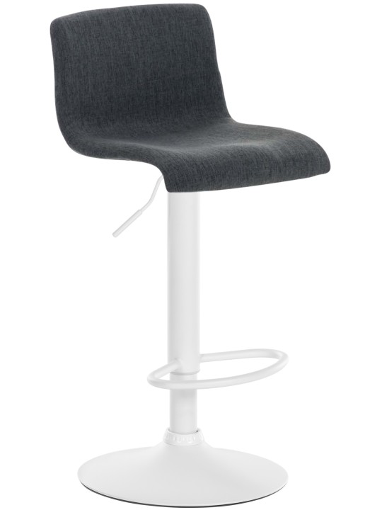 Tabouret de bar Hoover tissu W, gris foncé Tabouret de bar Hoover tissu W, gris foncé