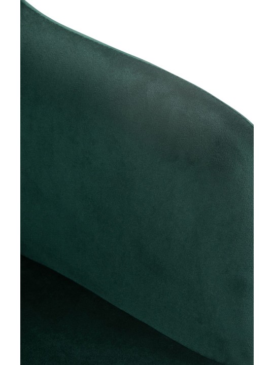Tabouret de bar Natoma velours, vert