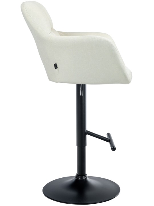 Tabouret de bar Natoma tissu, crème Tabouret de bar Natoma tissu, crème