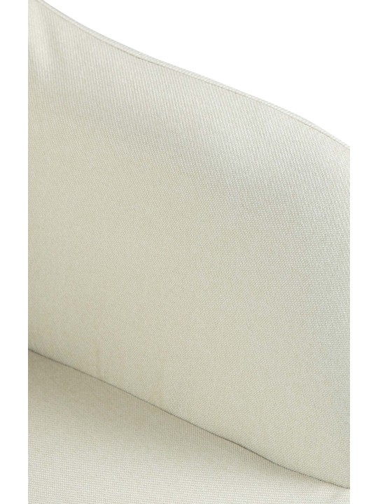 Tabouret de bar Natoma tissu, crème