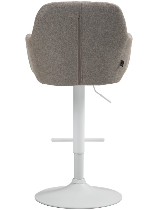 Tabouret de bar Natoma tissu, taupe