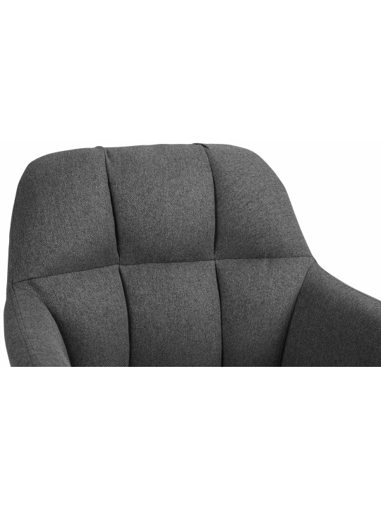 Tabouret de bar Natoma tissu, gris foncé