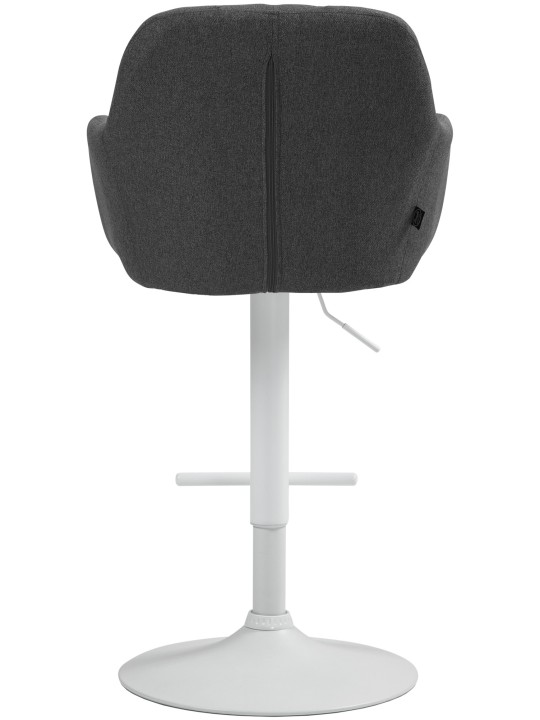Tabouret de bar Natoma tissu, gris foncé