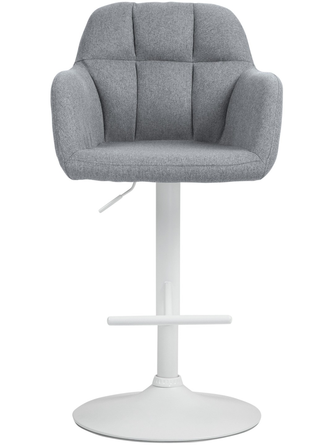Tabouret de bar Natoma tissu, gris