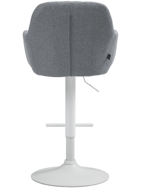 Tabouret de bar Natoma tissu, gris