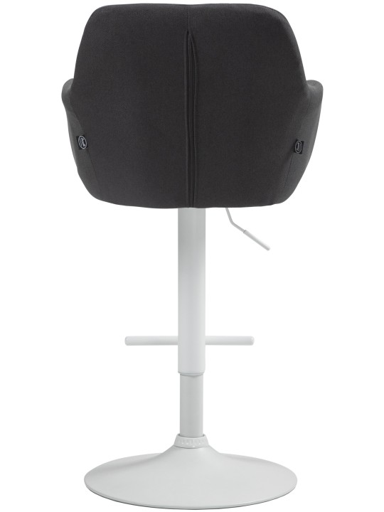 Tabouret de bar Natoma tissu, noir