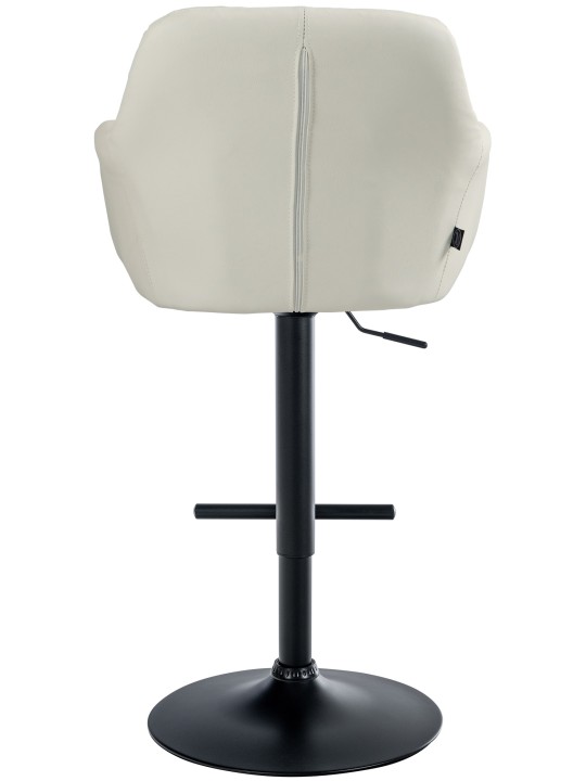 Tabouret de bar Natoma simili cuir, crème Tabouret de bar Natoma simili cuir, crème