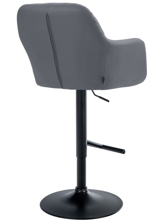 Tabouret de bar Natoma simili cuir, gris Tabouret de bar Natoma simili cuir, gris