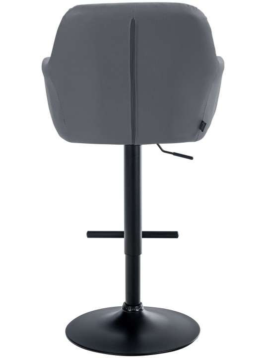 Tabouret de bar Natoma simili cuir, gris Tabouret de bar Natoma simili cuir, gris