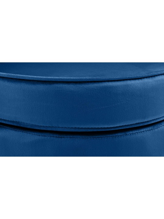 Chaise Rosita velours, bleu