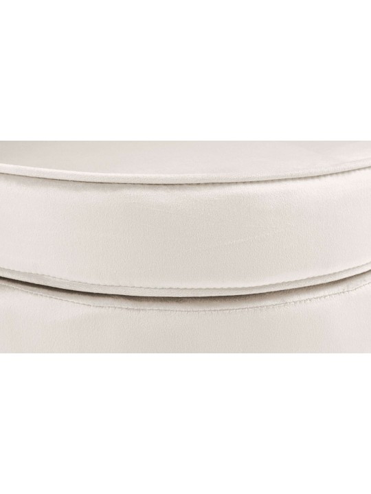 Chaise Rosita velours, crème