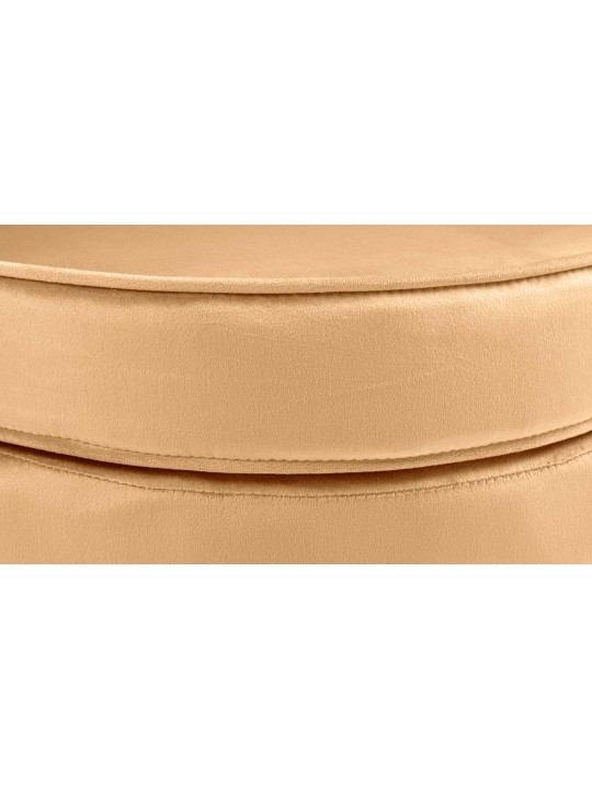 Chaise Rosita velours, jaune