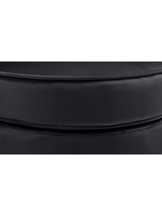 Chaise Rosita velours, noir