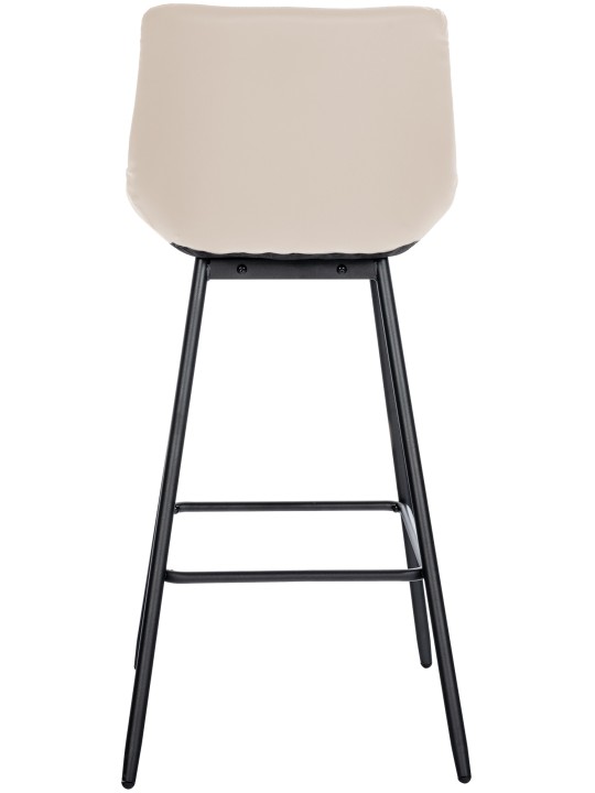Tabouret de bar Weston simili cuir, crème Tabouret de bar Weston simili cuir, crème