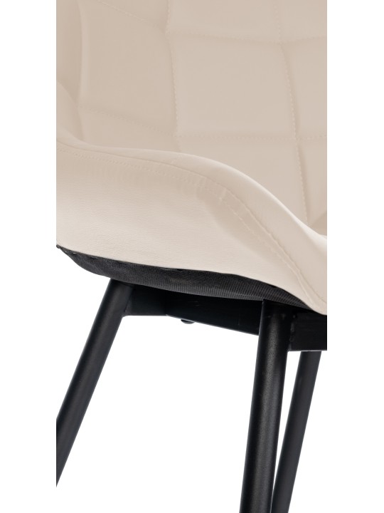 Tabouret de bar Weston simili cuir, crème Tabouret de bar Weston simili cuir, crème