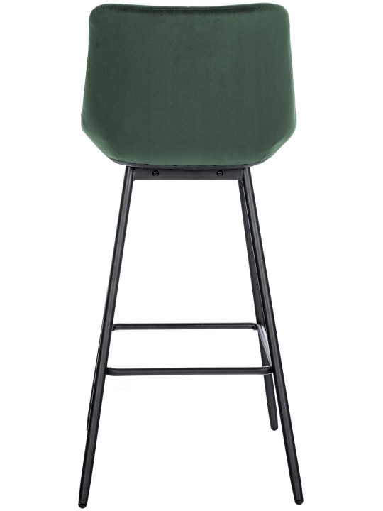 Tabouret de bar Weston velours, vert foncé Tabouret de bar Weston velours, vert foncé