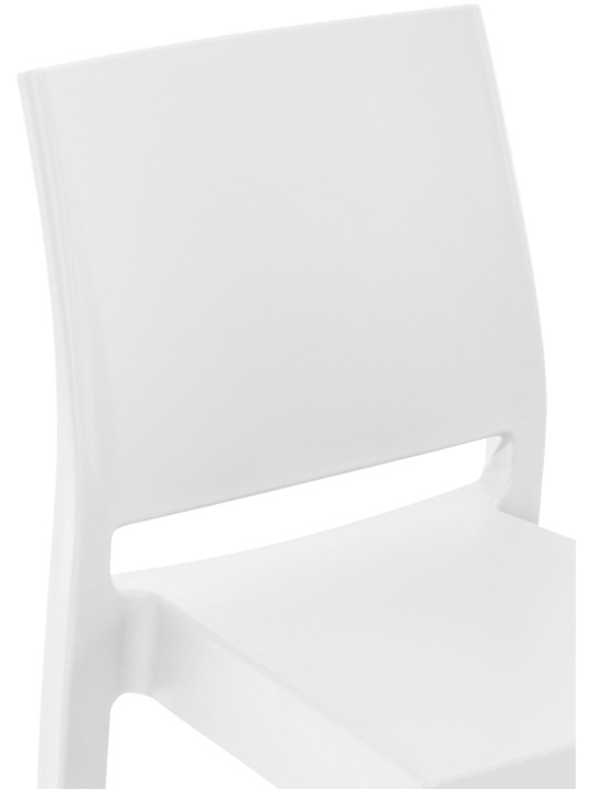 Lot de 2 tabourets de bar Maya, blanc