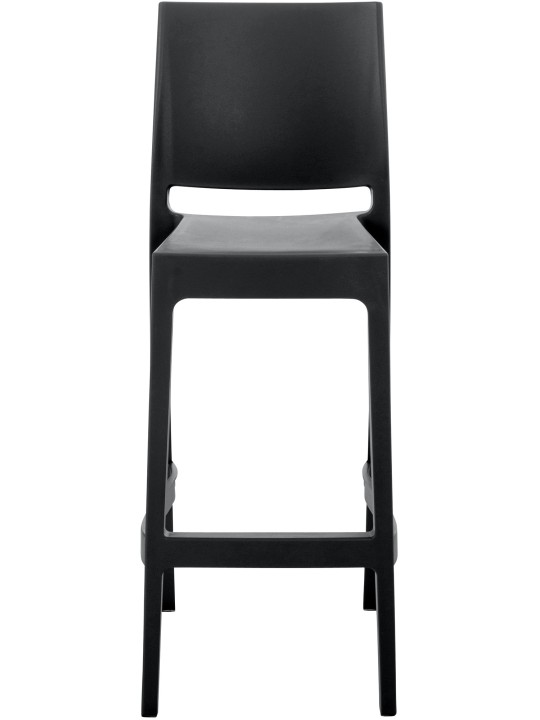 Lot de 2 tabourets de bar Maya, noir