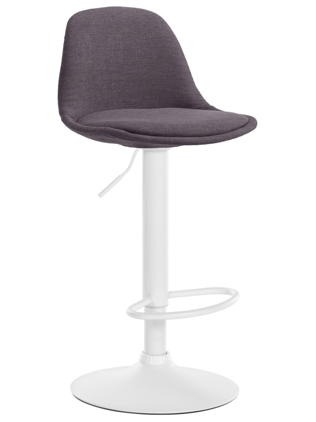 Tabouret de bar Kiel tissu, gris foncé