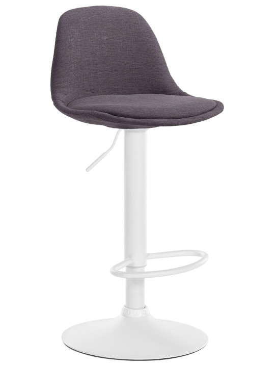 Tabouret de bar Kiel tissu, gris foncé