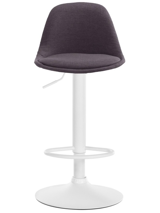 Tabouret de bar Kiel tissu, gris foncé