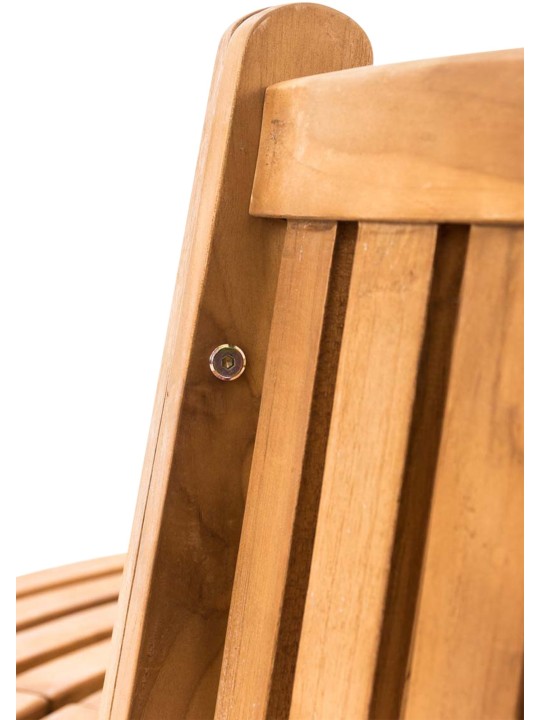 Banc en Léming demi-rond 200 cm, teck Banc en Léming demi-rond 200 cm, teck