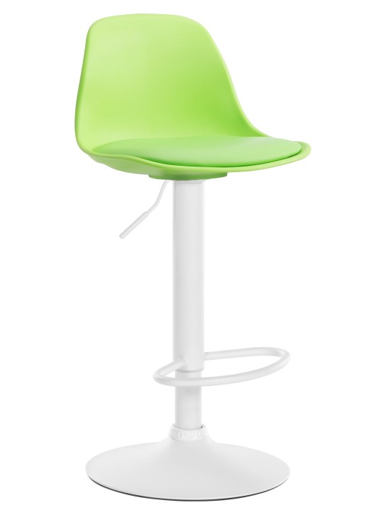 Tabouret de bar Kiel simili cuir, vert
