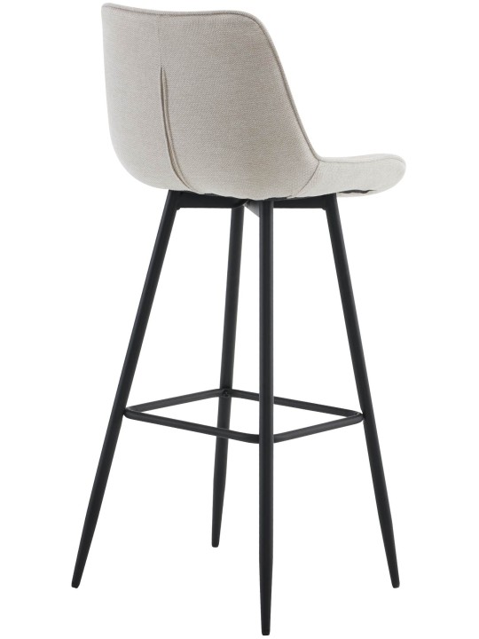 Tabouret de bar tissu Dartford, crème Tabouret de bar tissu Dartford, crème