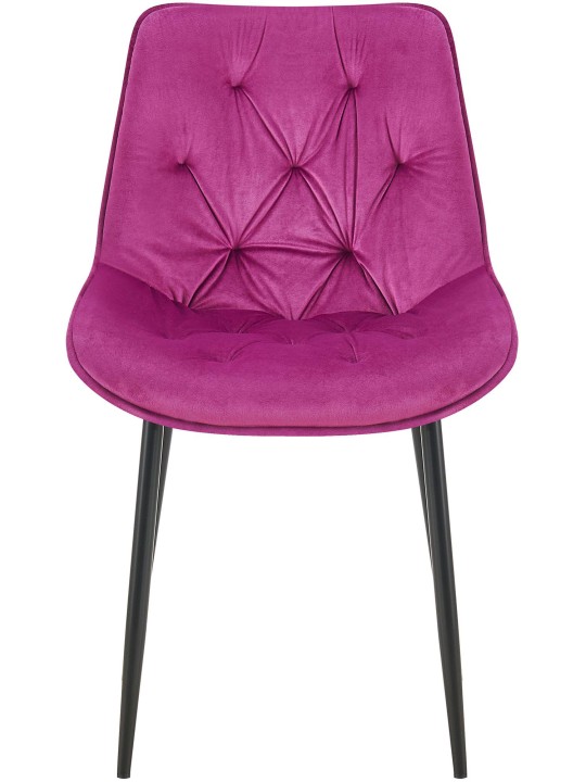 Chaise de salle à manger en velours Wallace, lilas Chaise de salle à manger en velours Wallace, lilas