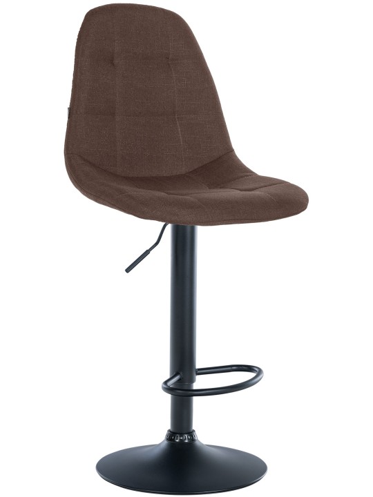 Tabouret de bar Elmore tissu B, brun